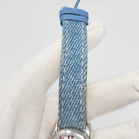 Disney X Lorus Daisy Duck ULTRA RARE VTG Denim Watch  H2F main image 12